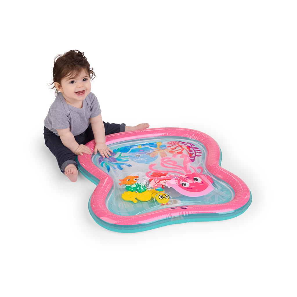 BABY EINSTEIN Podložka vodná pre rozvoj motoriky Jiggling Janet™ Tummy Time, 0m+