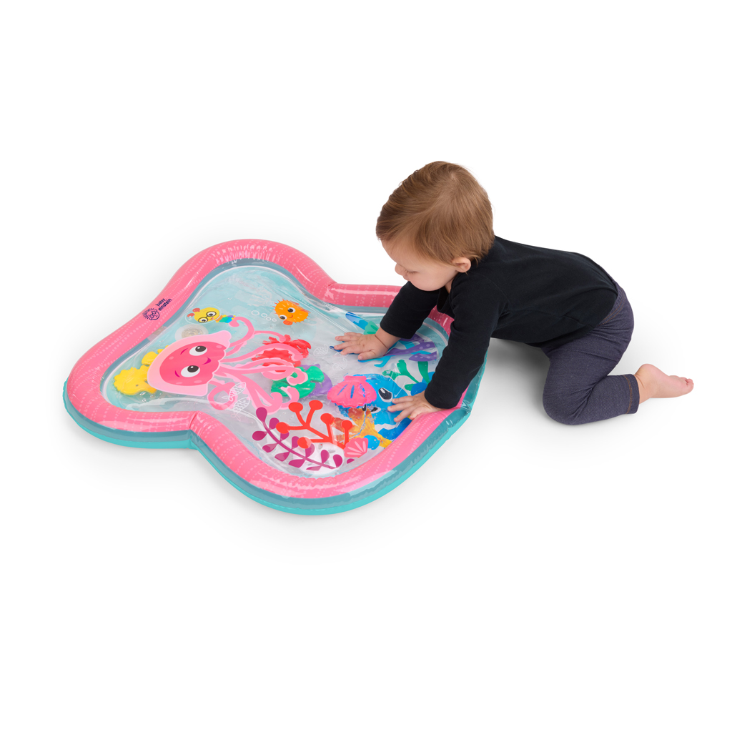 BABY EINSTEIN Podložka vodná pre rozvoj motoriky Jiggling Janet™ Tummy Time, 0m+