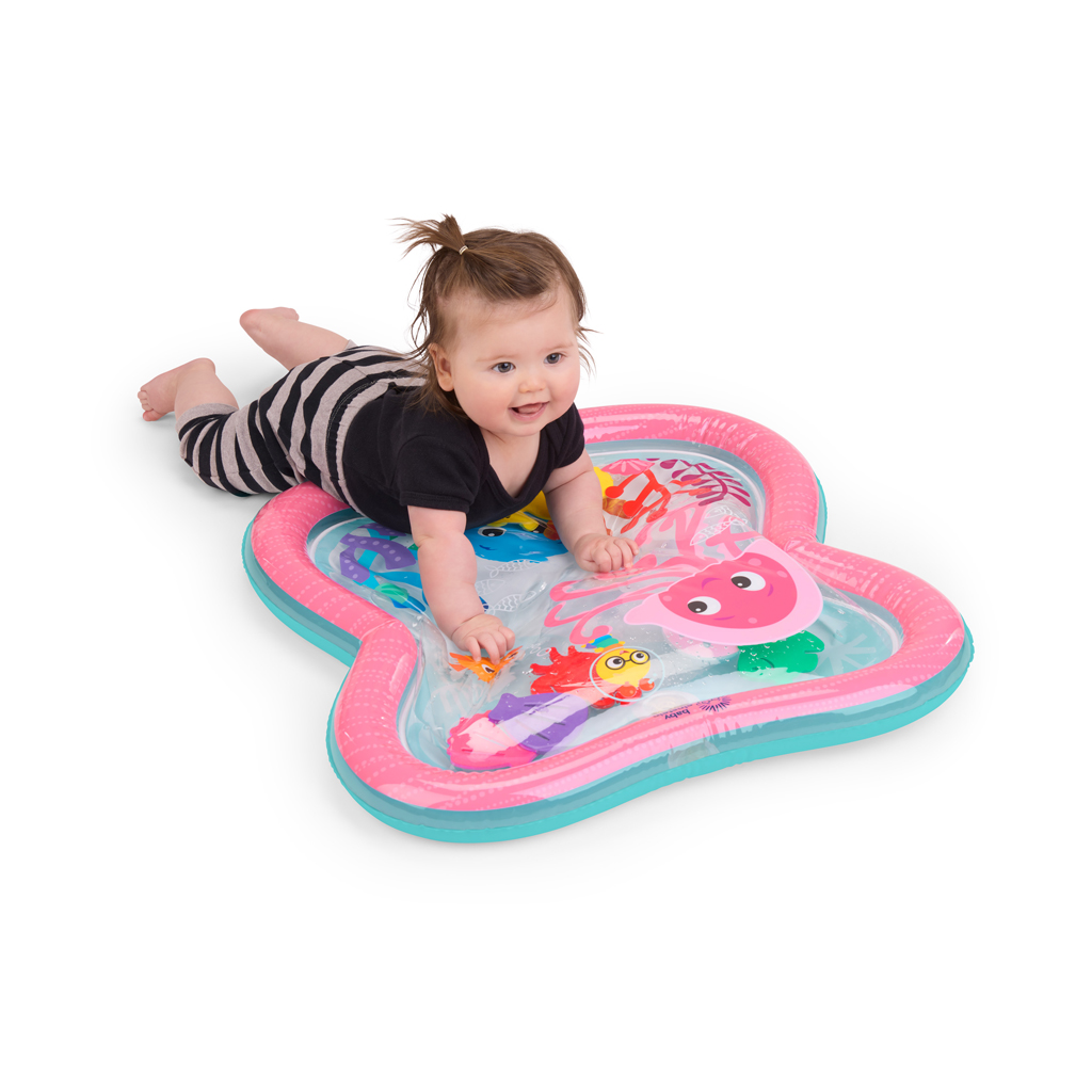BABY EINSTEIN Podložka vodná pre rozvoj motoriky Jiggling Janet™ Tummy Time, 0m+