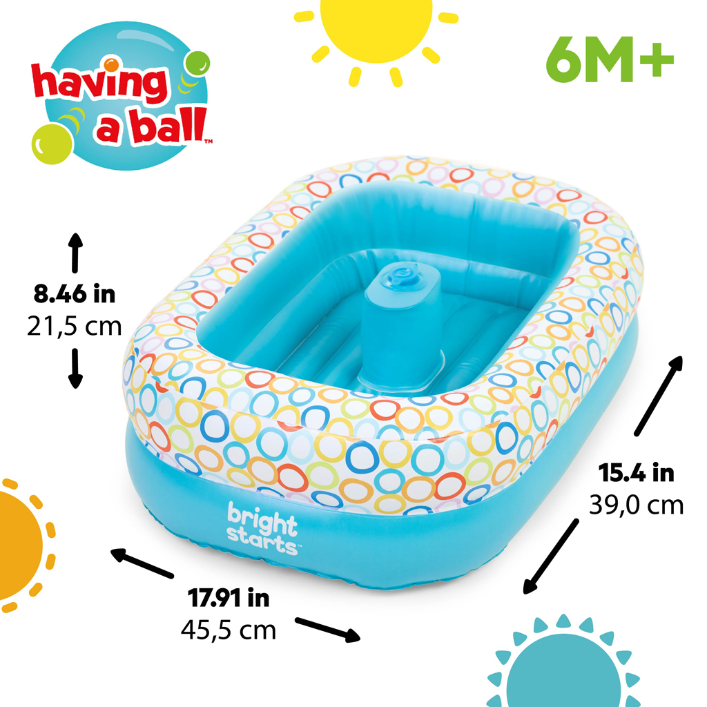 BRIGHT STARTS Vanička a bazén s loptičkami Bathe &amp; Giggle™ 2 v 1, 6m+
