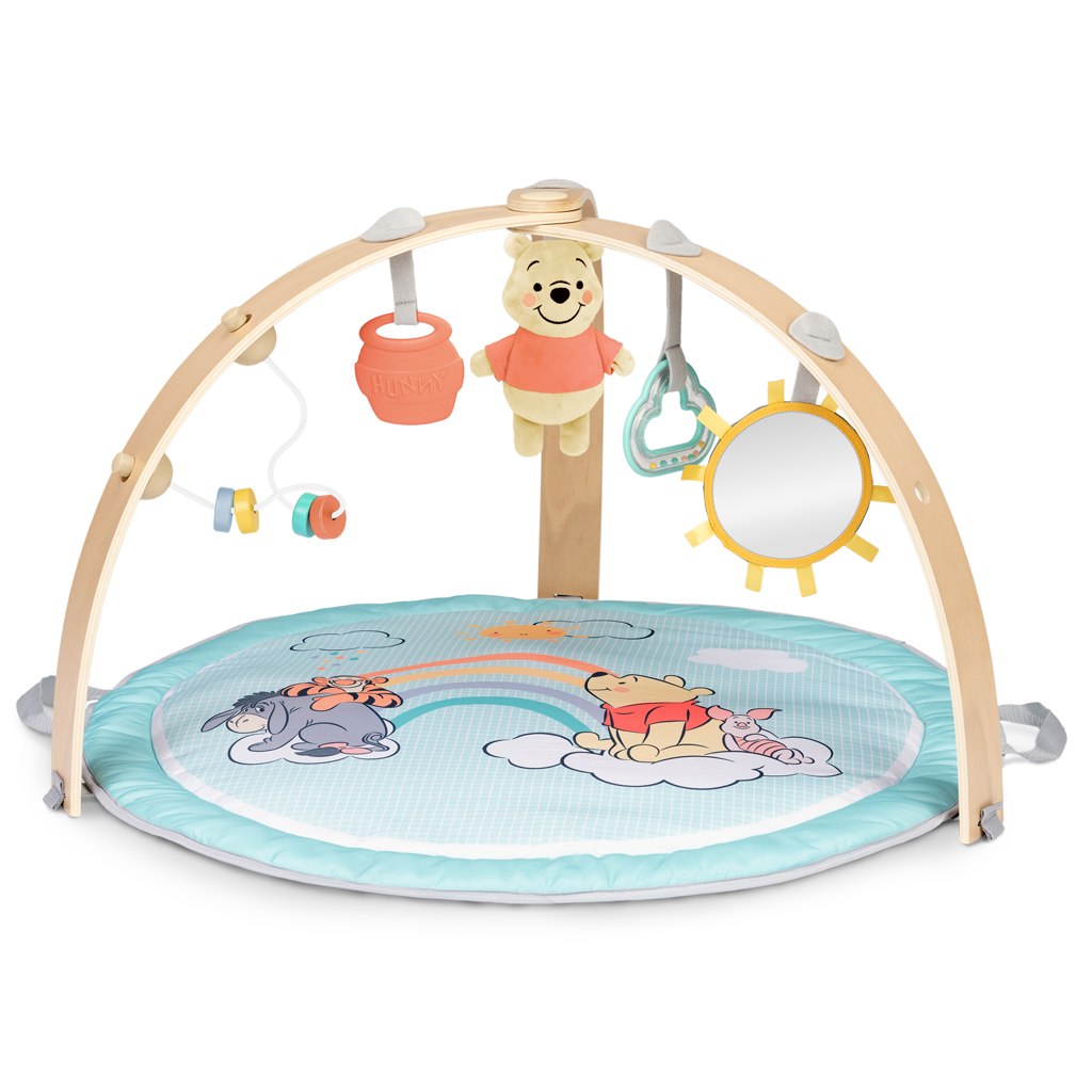 DISNEY BABY Deka na hranie pre rozvoj motoriky a zmyslov, obojstranná Winnie the Pooh ™ Hunny Hangou