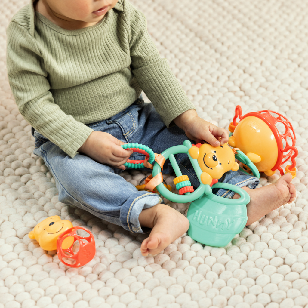 DISNEY BABY Sada darčeková multisenzorická Disney Baby Winnie the Pooh, 0m+