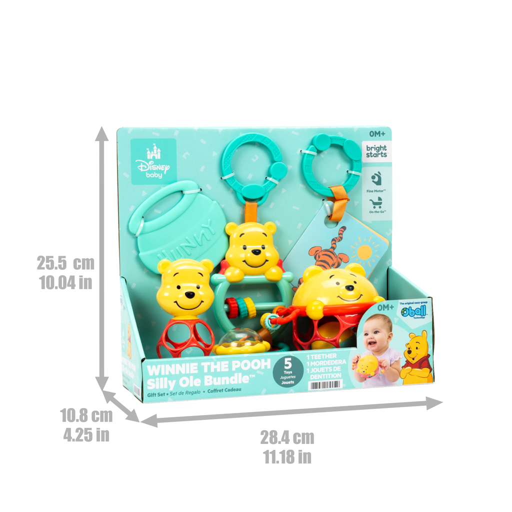 DISNEY BABY Sada darčeková multisenzorická Disney Baby Winnie the Pooh, 0m+