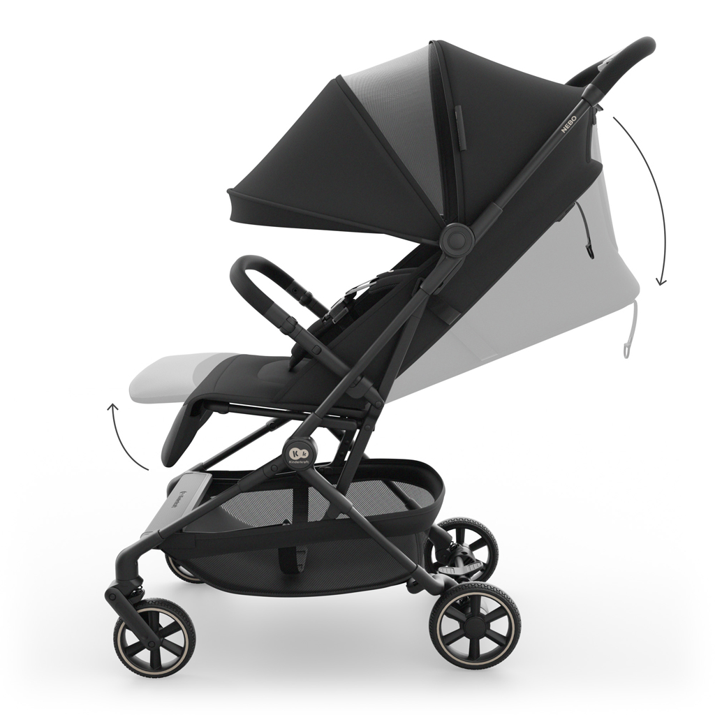 KINDERKRAFT Kočík športový Nebo Midnight Black