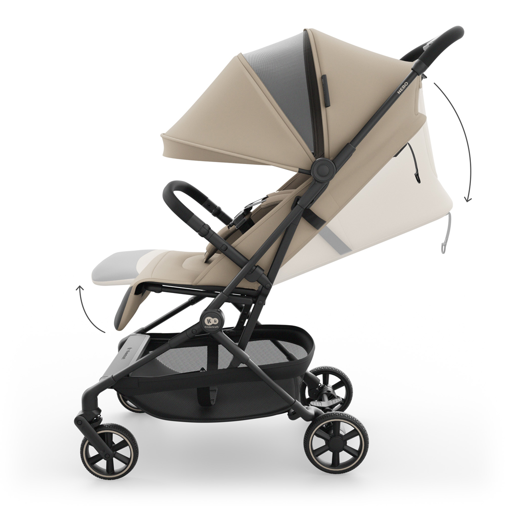 KINDERKRAFT Kočík športový Nebo Soft Beige