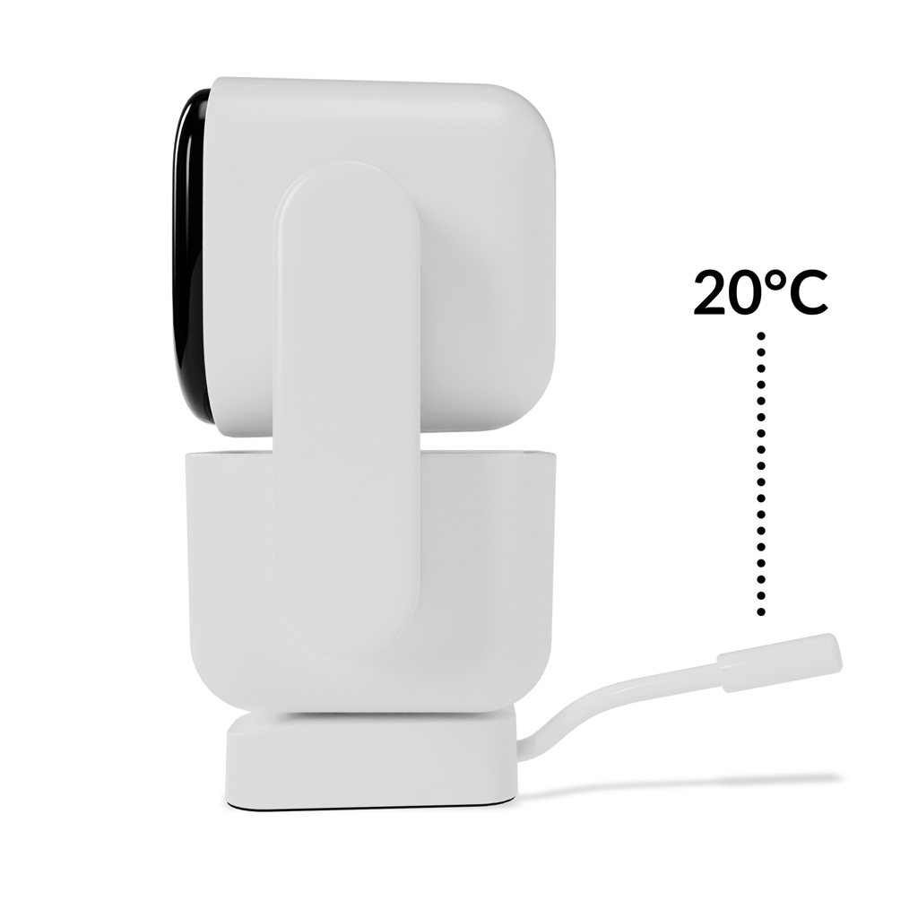 NENO Video pestúnka Ciao, bezdrôtový 5" monitor, otočná kamera, batéria 5000 mAh a VOX režim