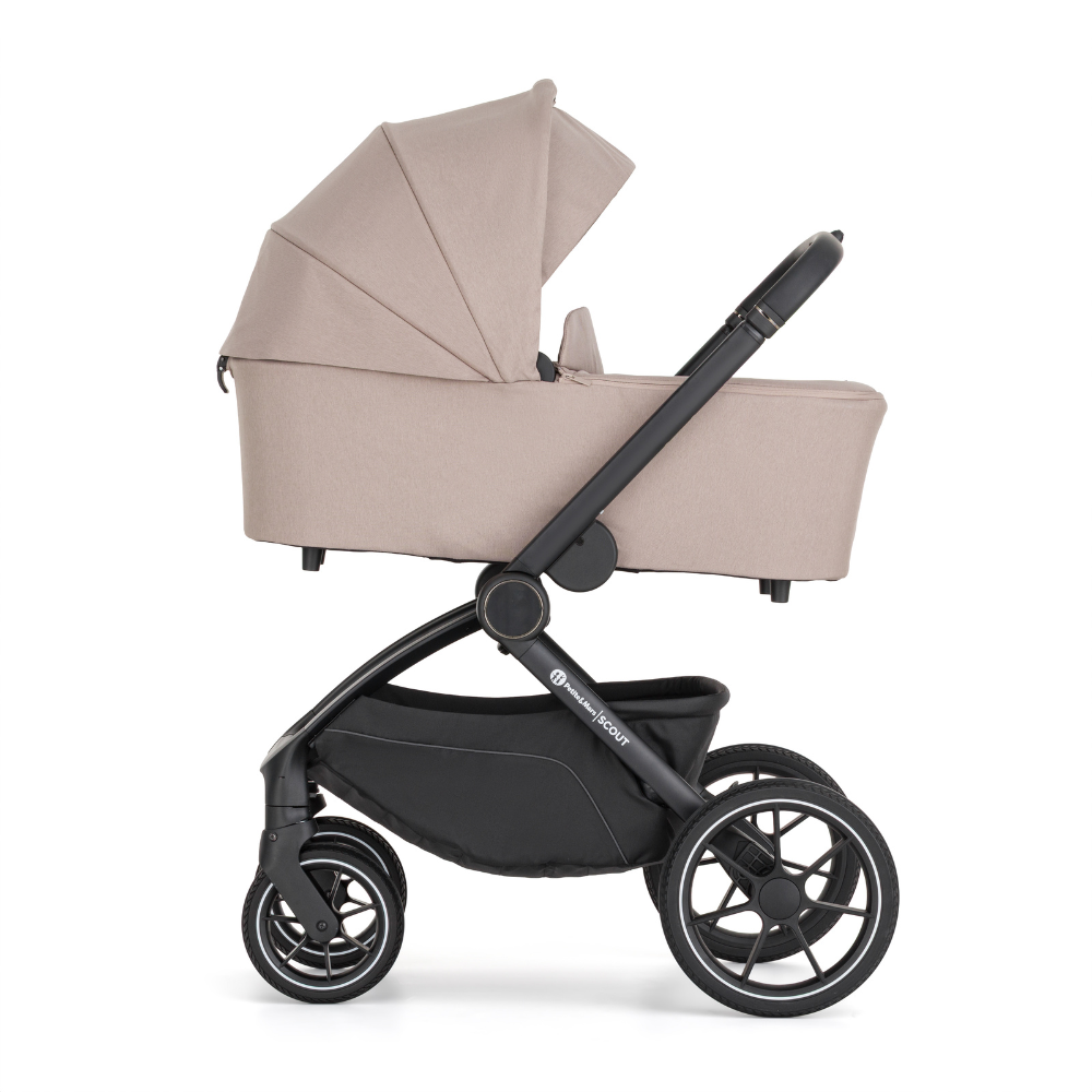 PETITE&amp;MARS Kočík kombinovaný SCOUT 3v1 Cappuccino Cream s Core Pro i-Size 
