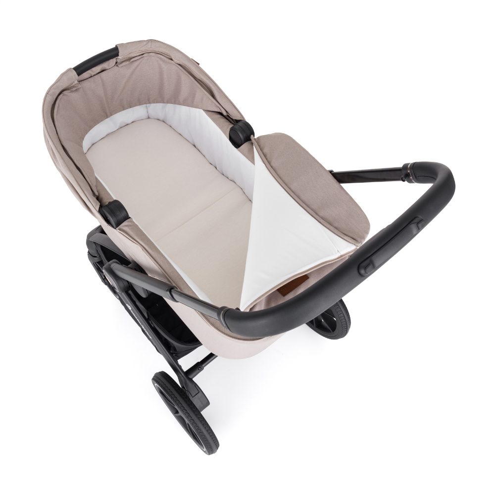 PETITE&amp;MARS Kočík kombinovaný SCOUT 3v1 Cappuccino Cream s Core Pro i-Size 