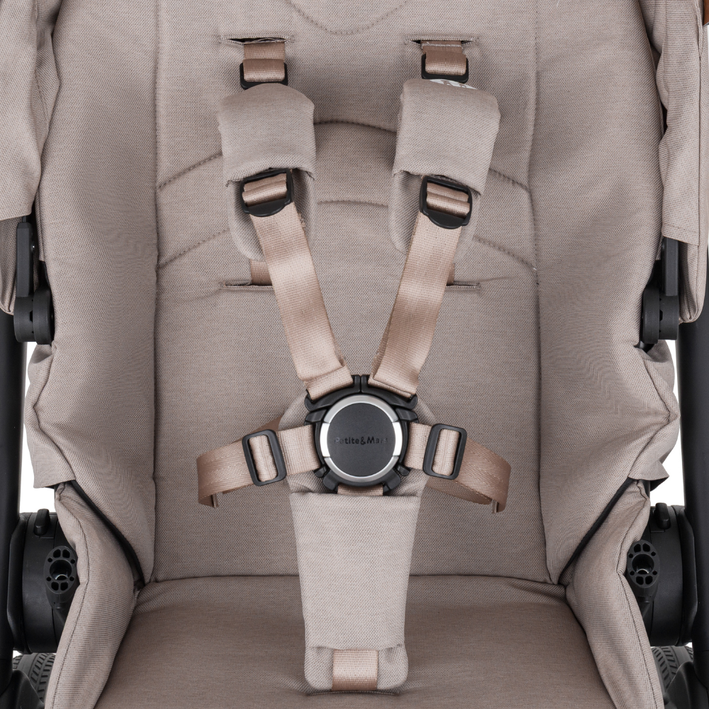 PETITE&amp;MARS Kočík kombinovaný SCOUT 3v1 Cappuccino Cream s Core Pro i-Size 