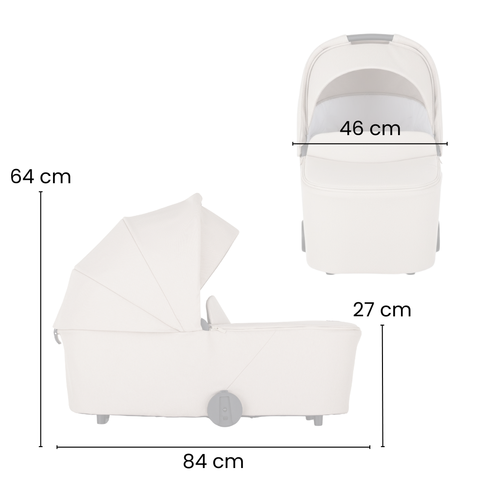 PETITE&amp;MARS Kočík kombinovaný SCOUT 3v1 Cappuccino Cream s Core Pro i-Size 