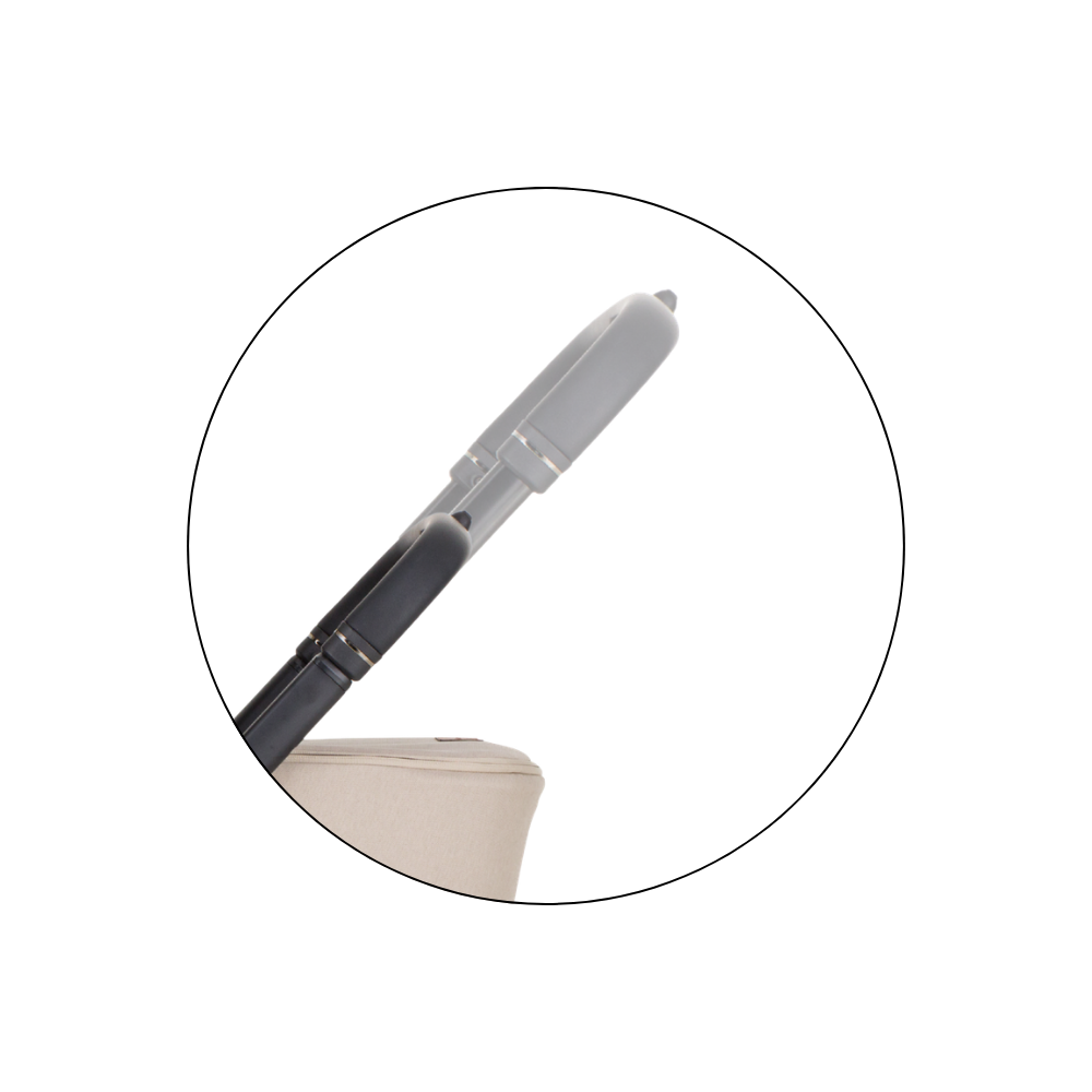 PETITE&amp;MARS Kočík kombinovaný SCOUT 3v1 Cappuccino Cream s Core Pro i-Size 