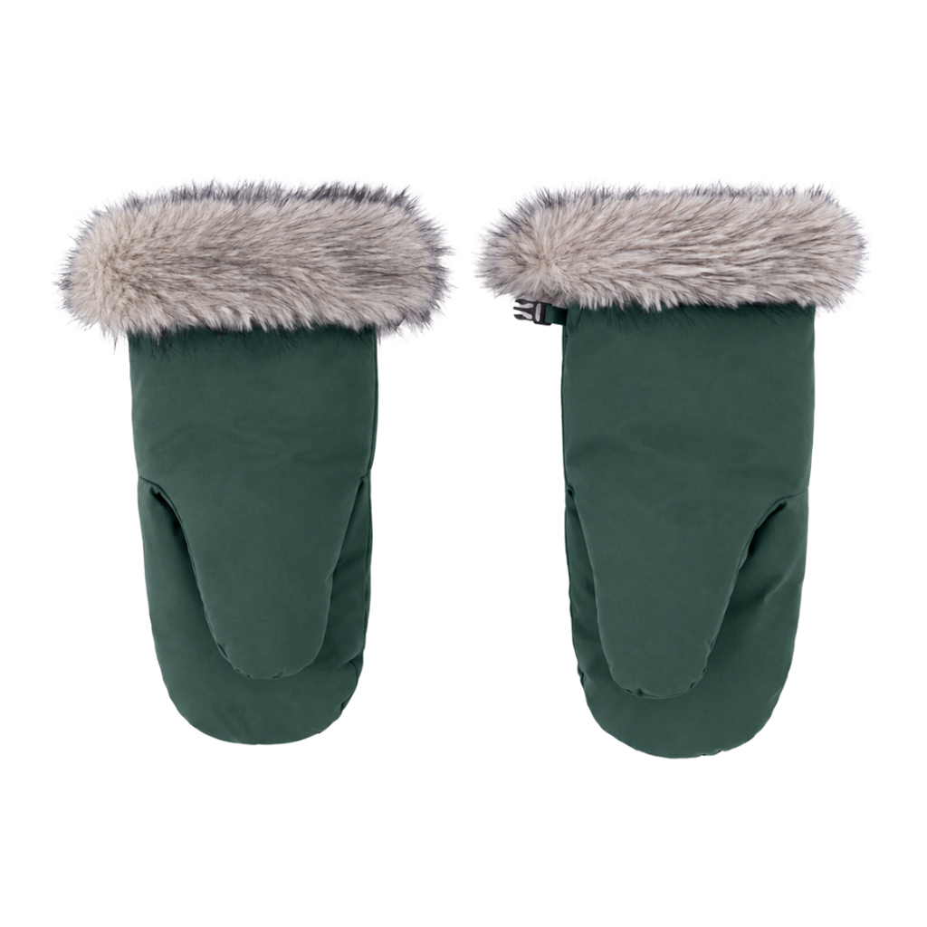 PETITE&amp;MARS Set zimný fusak Arctic 4v1 + rukavice na kočík Fjora Khaki