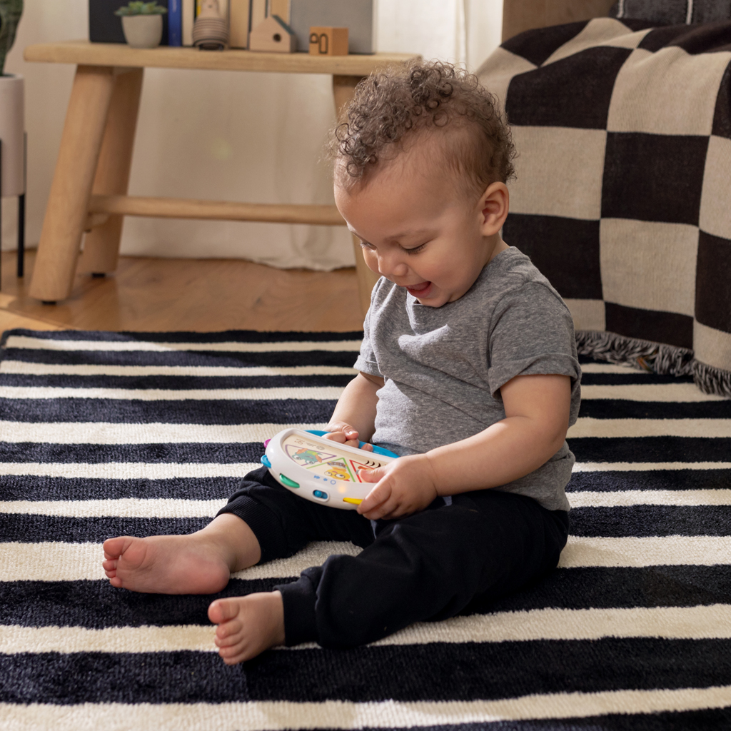 BABY EINSTEIN Hračka hudobná tamburína Tap &amp; Shake™ Magic Touch™ HAPE 6m+