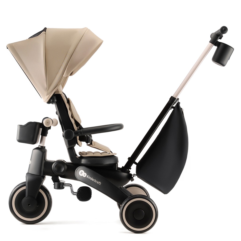 KINDERKRAFT Detská trojkolka Jazz 2 Beige