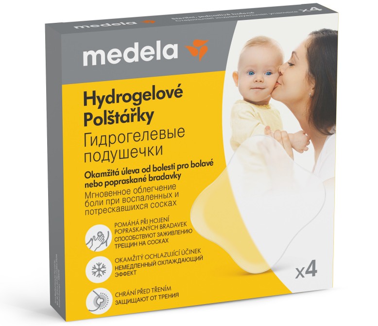 MEDELA Vankúšiky hydrogélové 4 ks