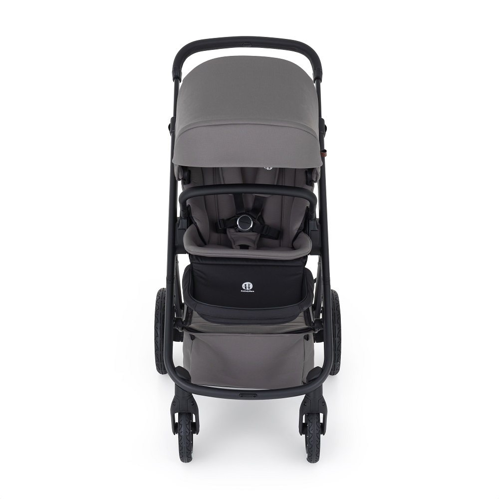 PETITE&amp;MARS Kočík kombinovaný ICON 2v1 Dove Grey LITE AIR + Core Pro i-Size Black Grey + Báza
