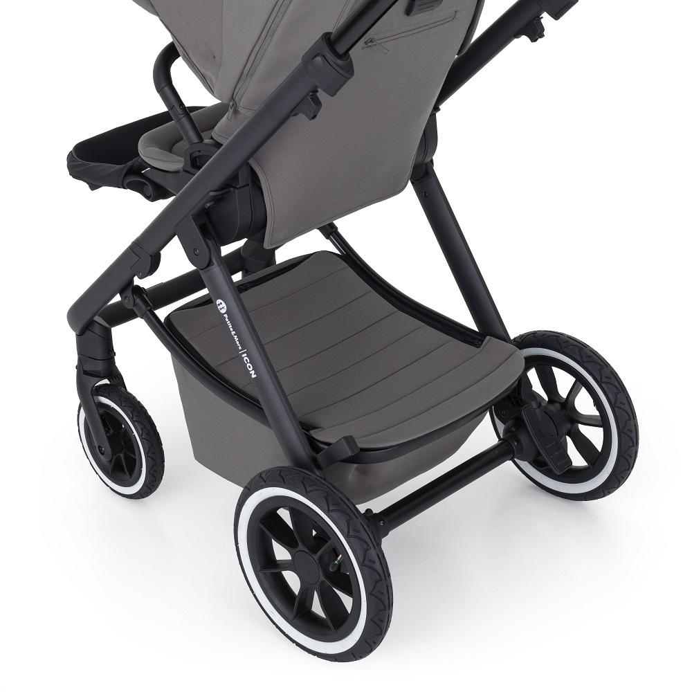 PETITE&amp;MARS Kočík kombinovaný ICON 2v1 Dove Grey LITE AIR + Core Pro i-Size Black Grey + Báza