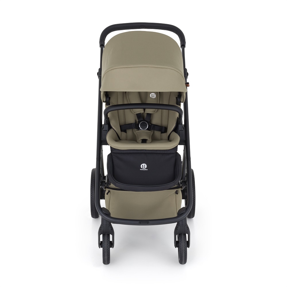 PETITE&amp;MARS Kočík kombinovaný ICON 2v1 Mossy Green LITE RWS + Core Pro i-Size Black Grey + Báza