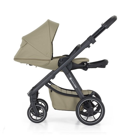 PETITE&amp;MARS Kočík kombinovaný ICON 2v1 Mossy Green LITE RWS + Core Pro i-Size Black Grey + Báza