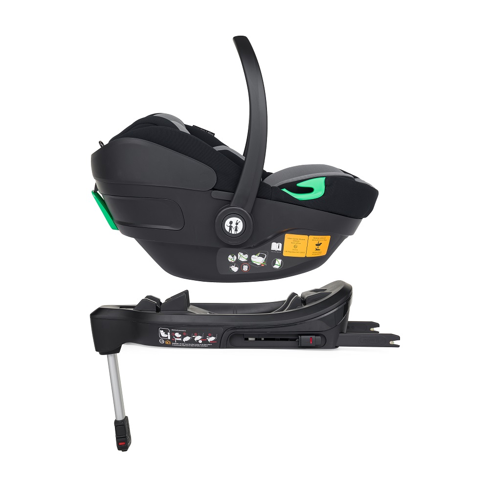 PETITE&amp;MARS Kočík kombinovaný ICON 2v1 Mossy Green XXL AIR + Core Pro i-Size Black Grey + Báza