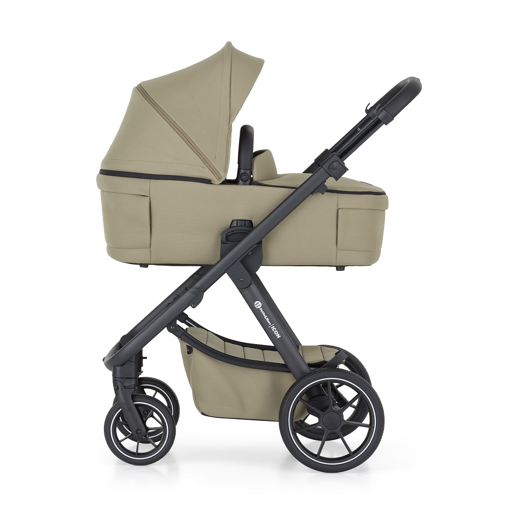PETITE&amp;MARS Kočík kombinovaný ICON 2v1 Mossy Green XXL RWS + Core Pro i-Size Black Grey + Báza