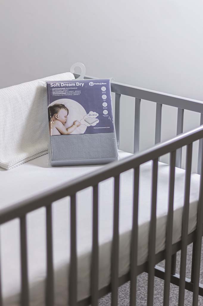 PETITE&amp;MARS Nepremokavá plachta nepremokavá Soft Dream Dry 120 x 60 White