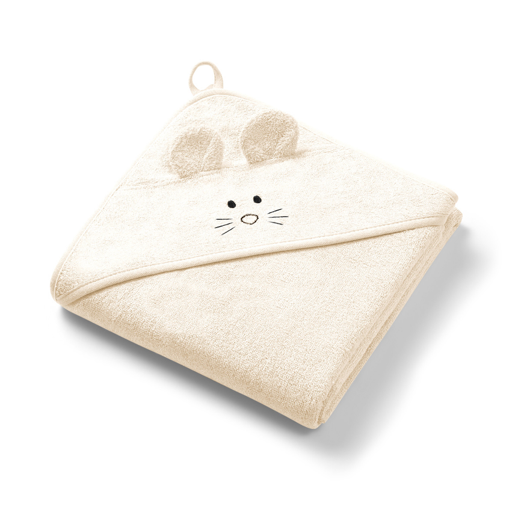 BABYONO Osuška bambusová Super Soft Cream 100x100cm