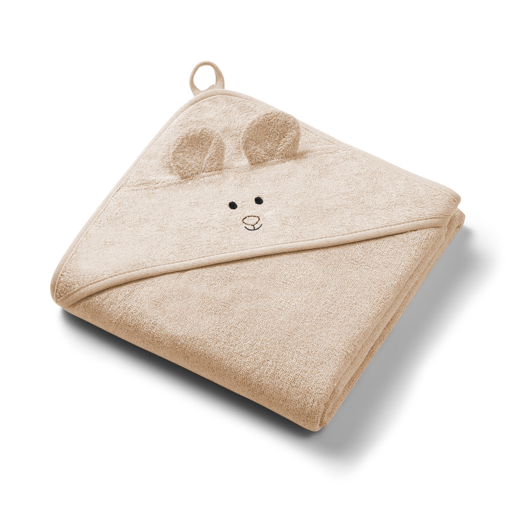 BABYONO Osuška bambusová Super Soft Dark Beige 100x100cm