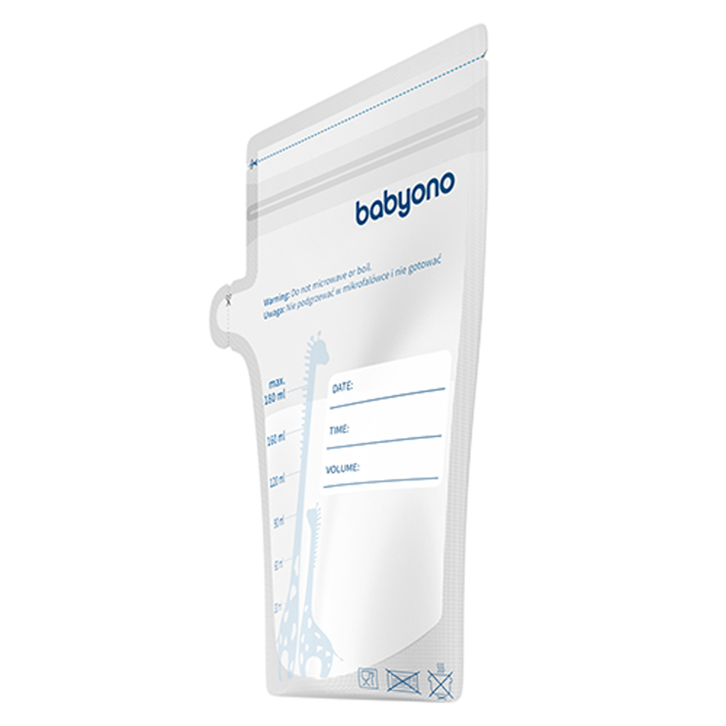 BABYONO Sáčky na materské mlieko 180ml, 30ks
