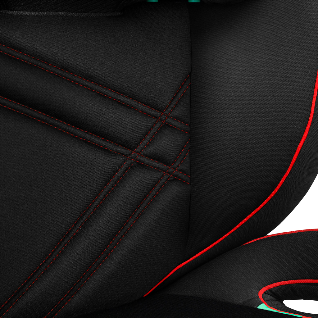 LIONELO Autosedačka Hugo i-Size (100-150 cm) Sporty Black Red