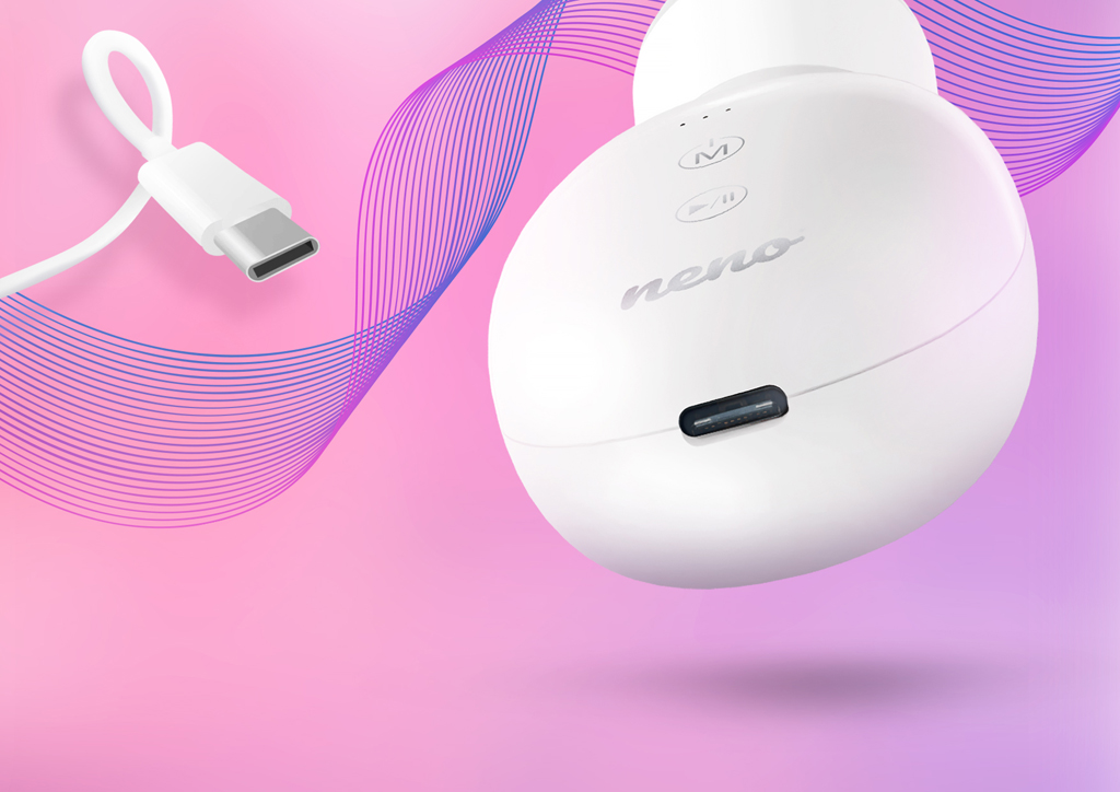 NENO Odsávačka nosných hlienov Aria bezdrôtová vodoodolná pre deti s 3 režimami odsávania, USB-C