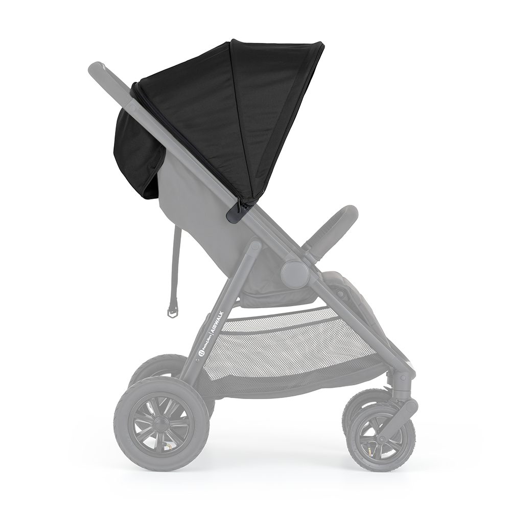 PETITE&amp;MARS Strieška ku kočíku Airwalk Perfect Black