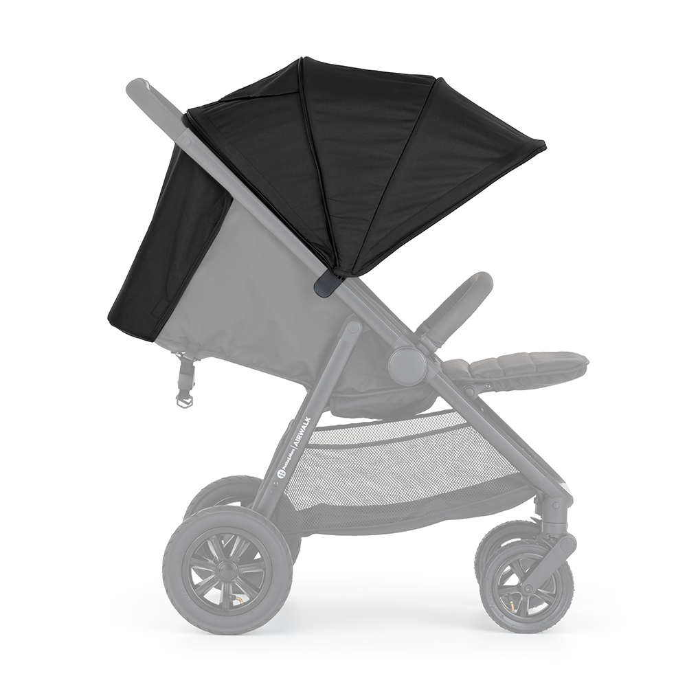 PETITE&amp;MARS Strieška ku kočíku Airwalk Perfect Black