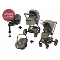 MAXI COSI Fame 2v1 + Pebble 360 Pro + základňa FamilyFix 360 Pro