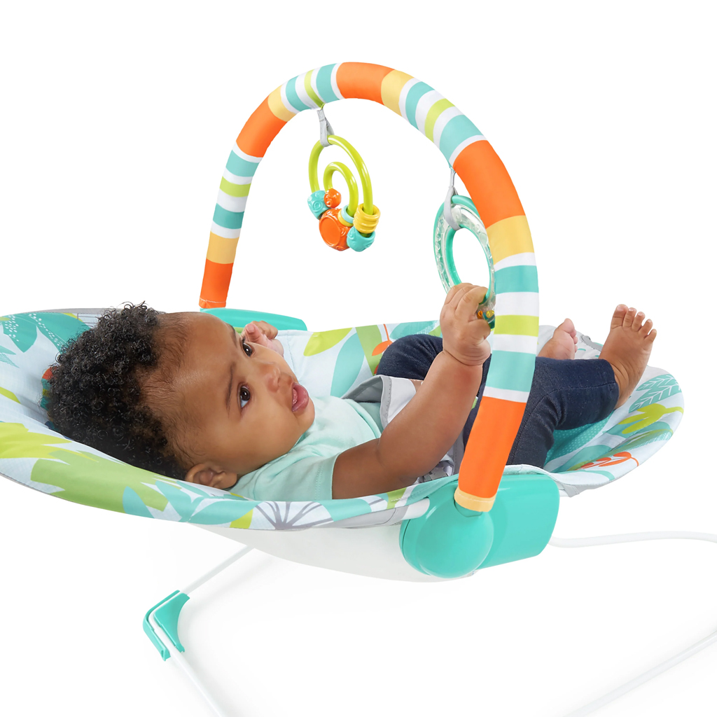BRIGHT STARTS Lehátko vibrujúce Rainforest Vibes™ 0m+ do 9kg