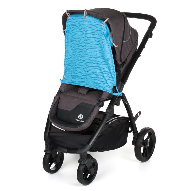 G-MINI Clona slnečná do kočíka modrá potlač UNI