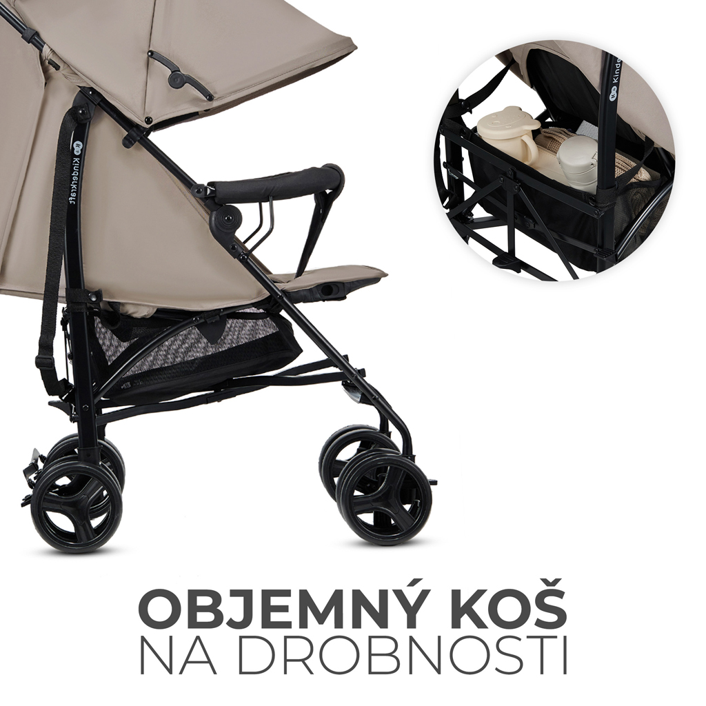 KINDERKRAFT Kočík golfový Tik Beige