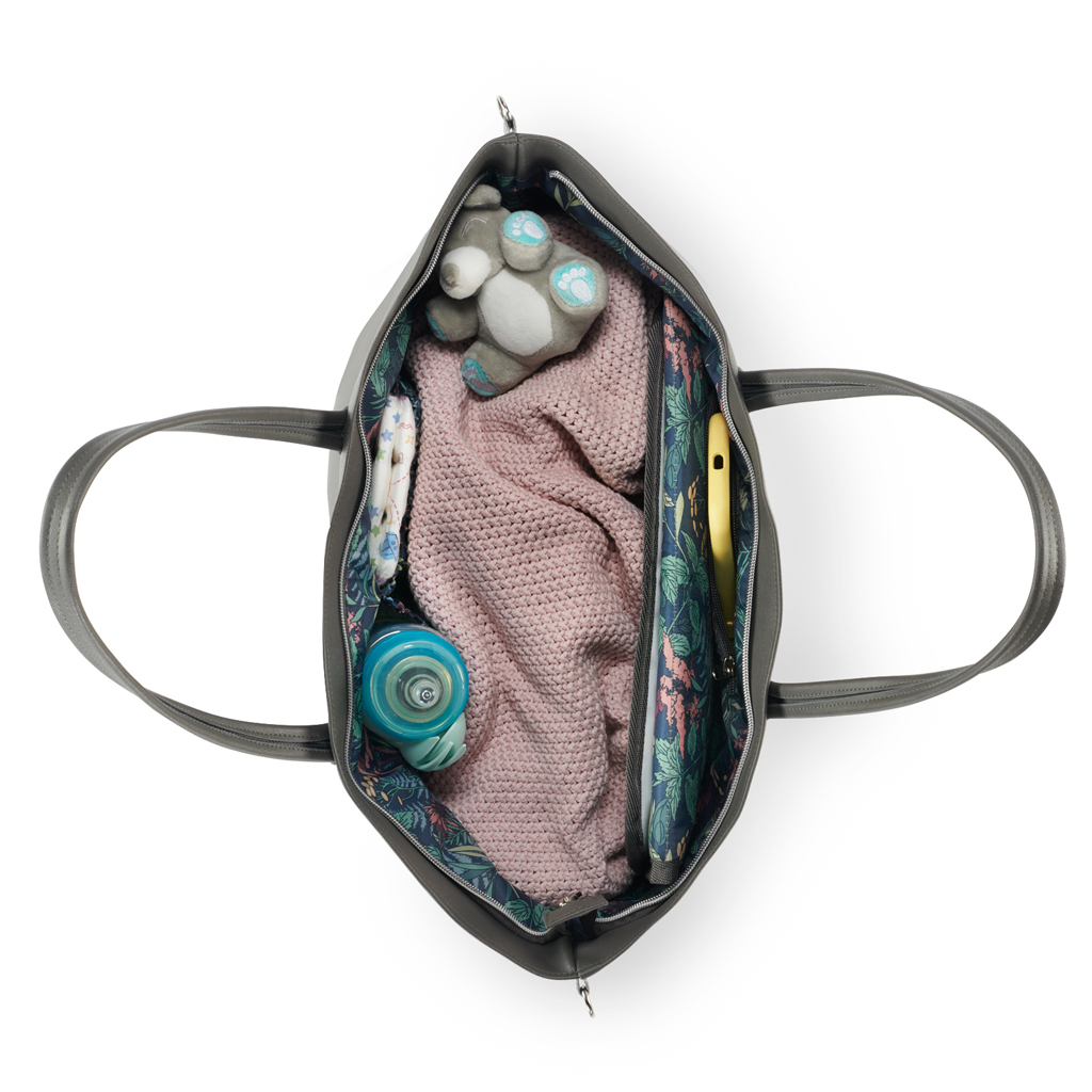 KINDERKRAFT Taška prebaľovacia Treasurebag Dark Grey