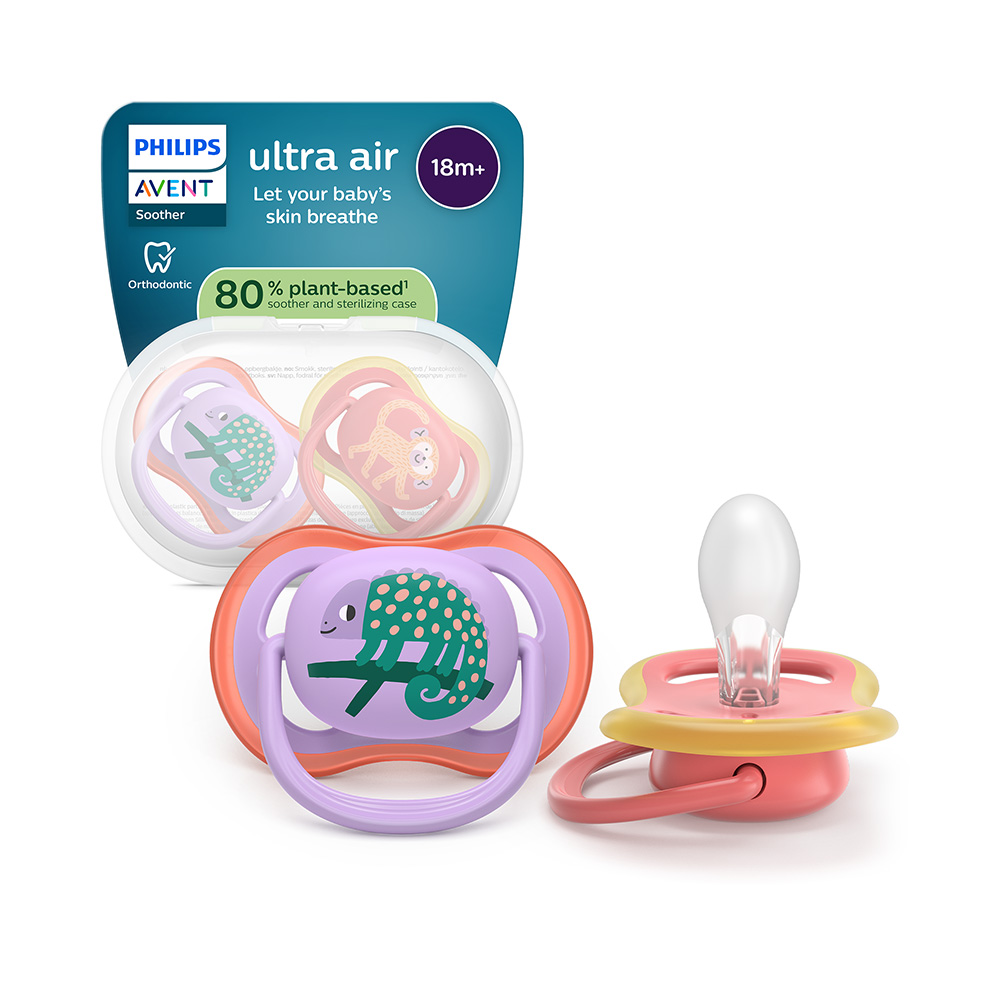 Philips AVENT Cumlík Ultra air obrázok 18+m dievča 2ks