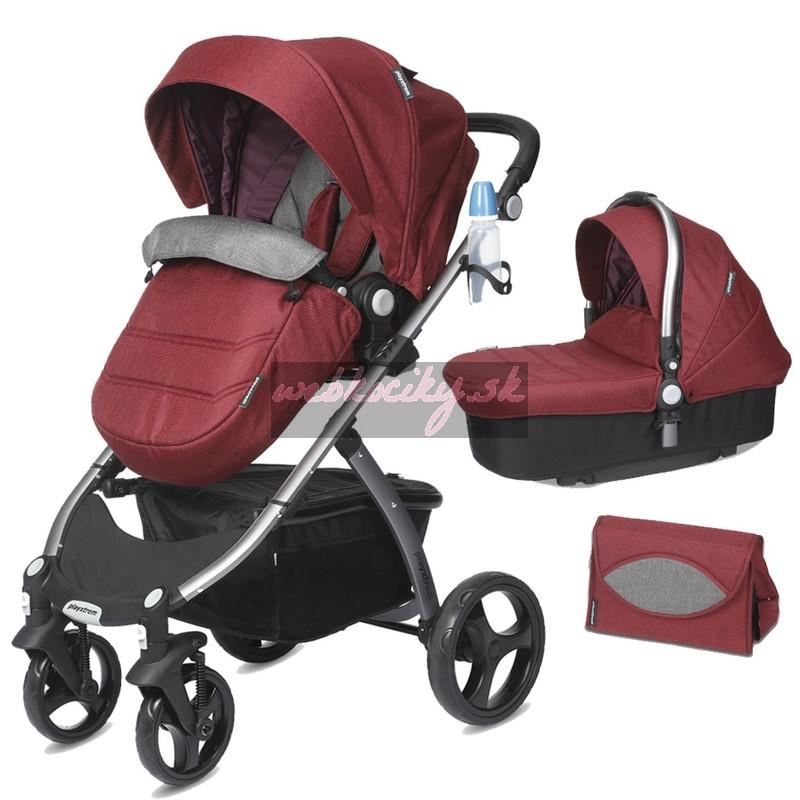 CASUALPLAY - Playxtrem Skyline Set športový kočík, vanička a prebalovacia taška 2020