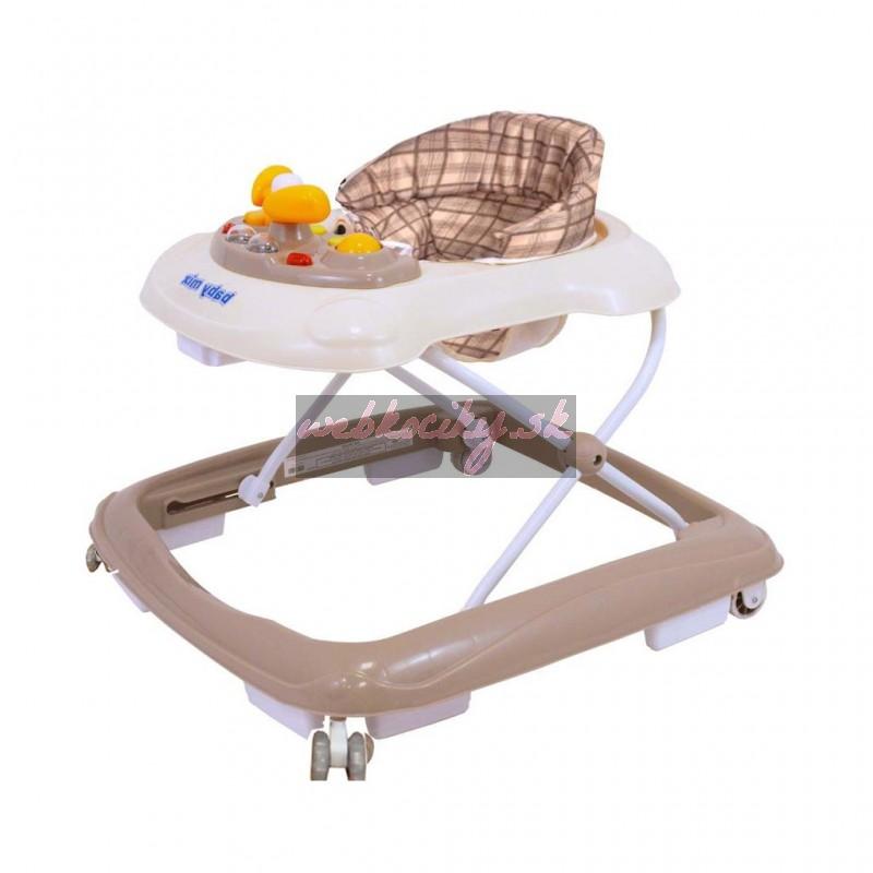 Baby Mix Chodítko so stoperami latte J-888E