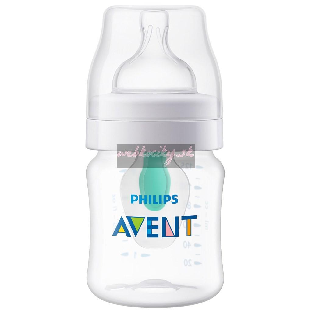 Avent Dojčenská fľaša Anti-Colic s ventilom Airfree 125 ml 