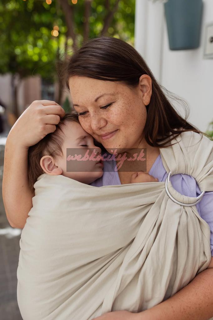 BOBA Nosič detí / šatka Ring Wrap - Pampas