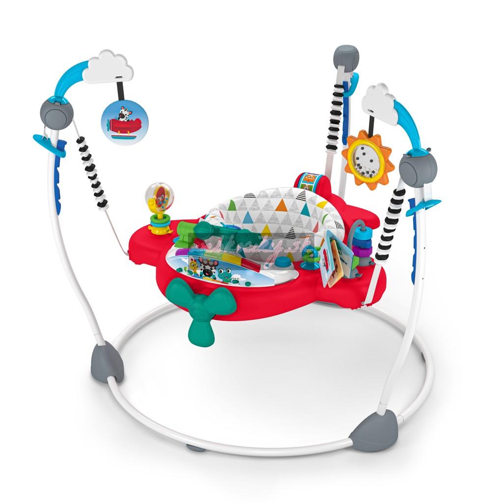 BABY EINSTEIN Skákadlo/aktívne centrum 2v1 Ocean Explorers Airplane Adventure™ 6m+ do 12 kg