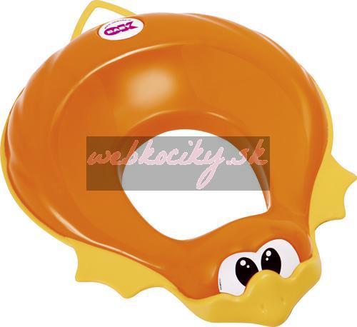 OK BABY Redukcia na WC Ducka oranžová