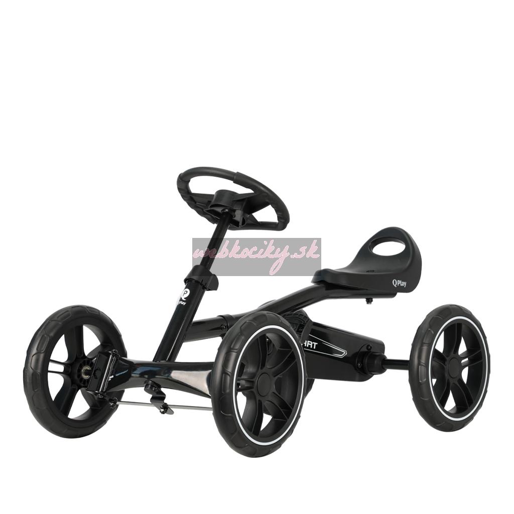 QPLAY Štvorkolka Go Kart Black, 3r+