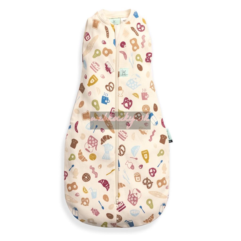 ERGOPOUCH Zavinovačka a vak na spanie 2v1 Cocoon Bon Appetit 3-6 m, 6-8 kg, 0,2 tog