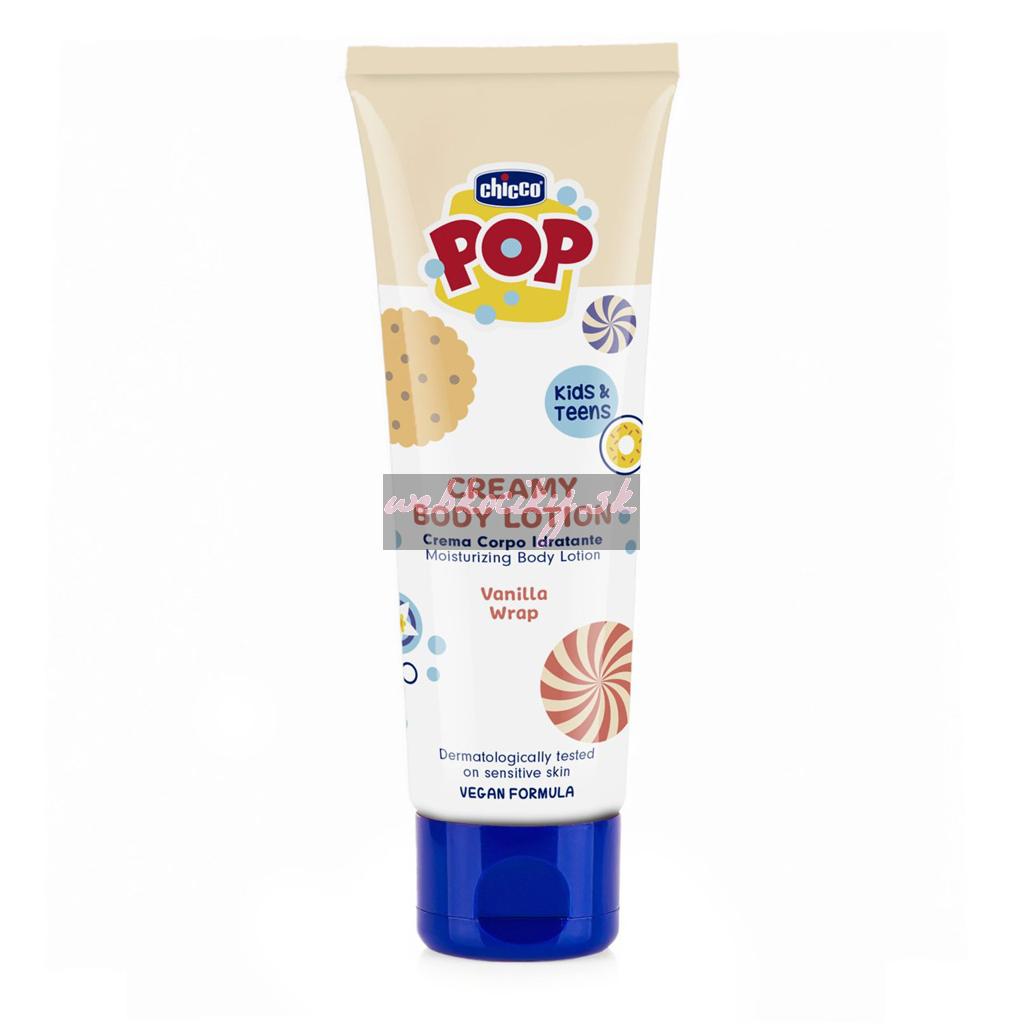 CHICCO Krémové telové mlieko Vanilla POP pre deti a teenagerov 150ml