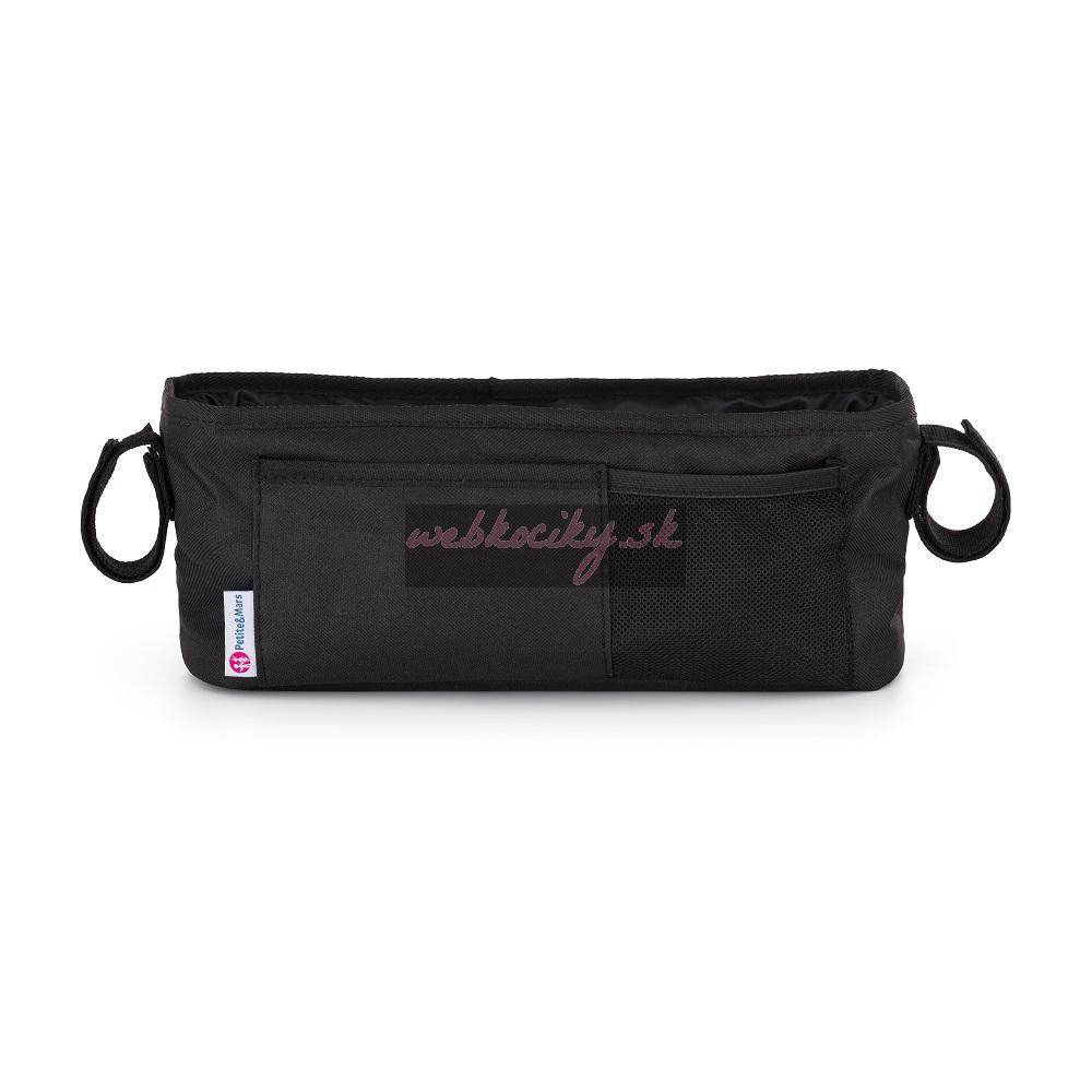 PETITE&MARS Organizér na kočík Pocket Absolute Black