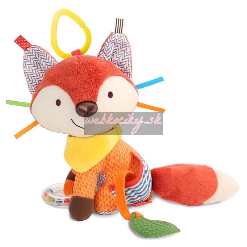 SKIP HOP Hračka aktívna na C krúžku Bandana Buddies Líštička 0m+
